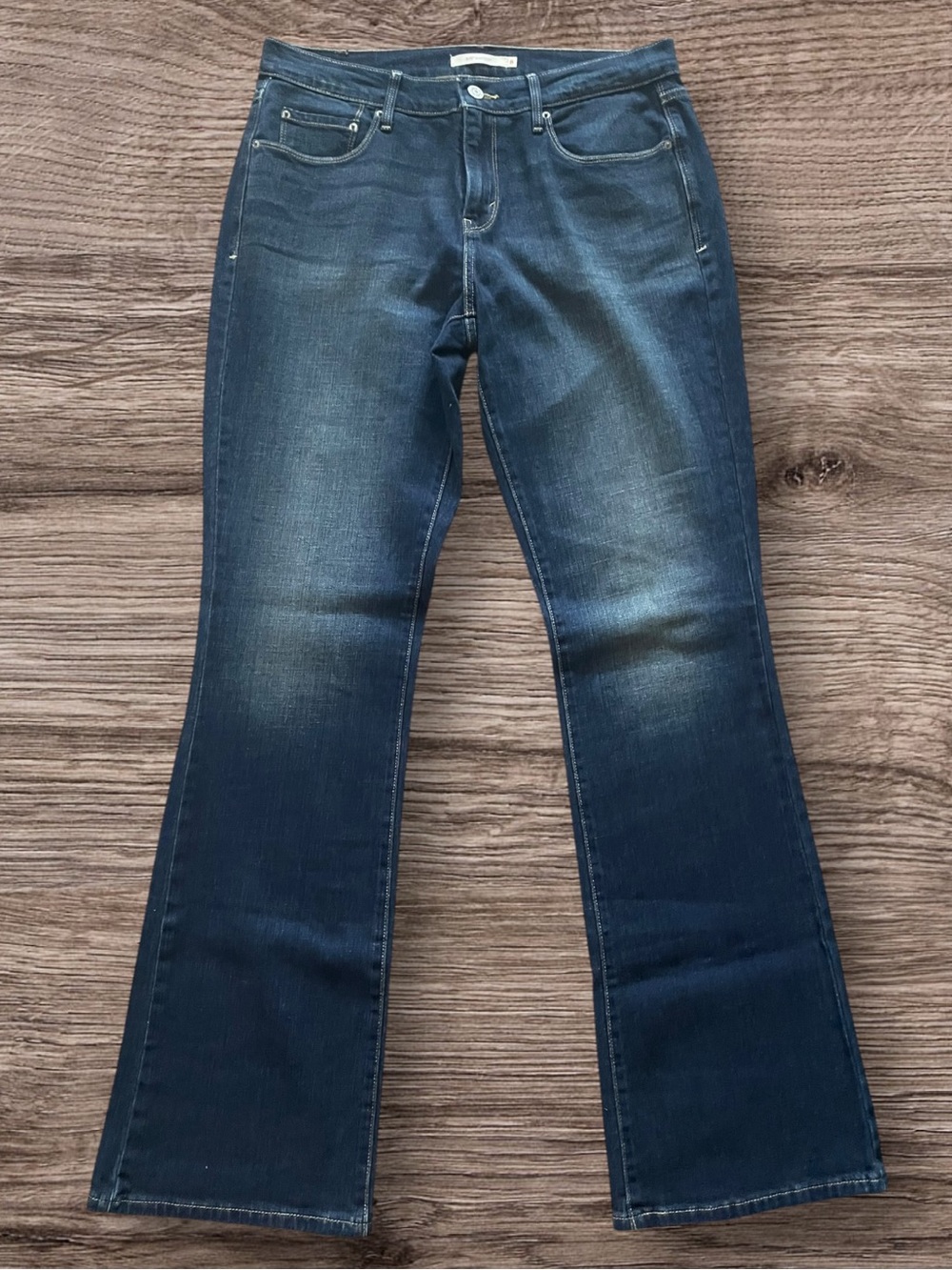 Levi's 515 Women's Dark Blue Bootcut Jeans Like New Size 8